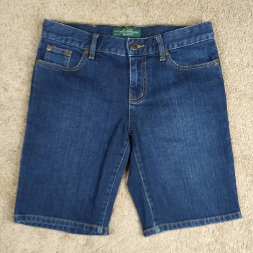 LRL Lauren Jeans Co. Bermuda Jean Shorts Size 2P